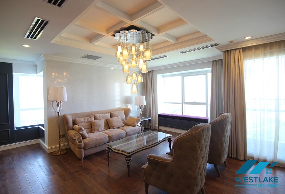 Elegant apartment with 4 bedrooms for rent in L Tower ciputra, Tay Ho area