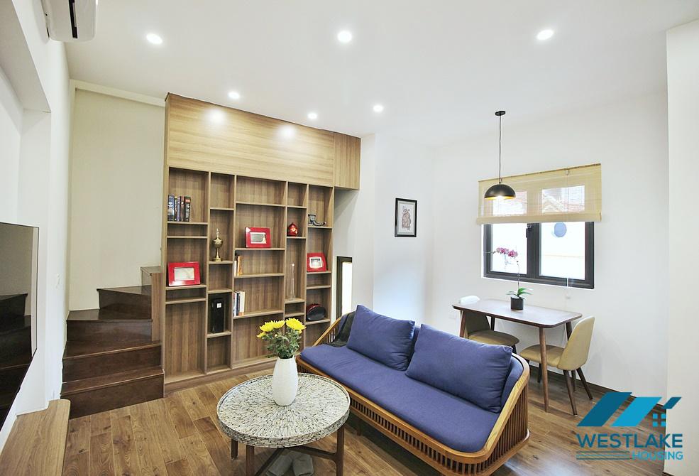 A nice and bright duplex apartment for rent in Tay Ho, Ha Noi