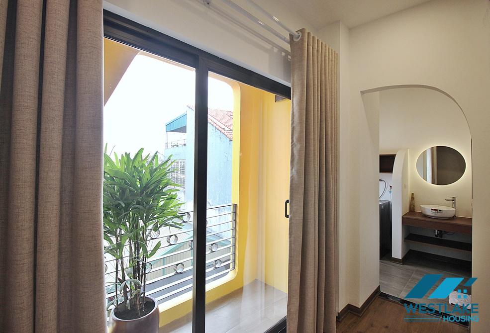A nice and bright duplex apartment for rent in Tay Ho, Ha Noi
