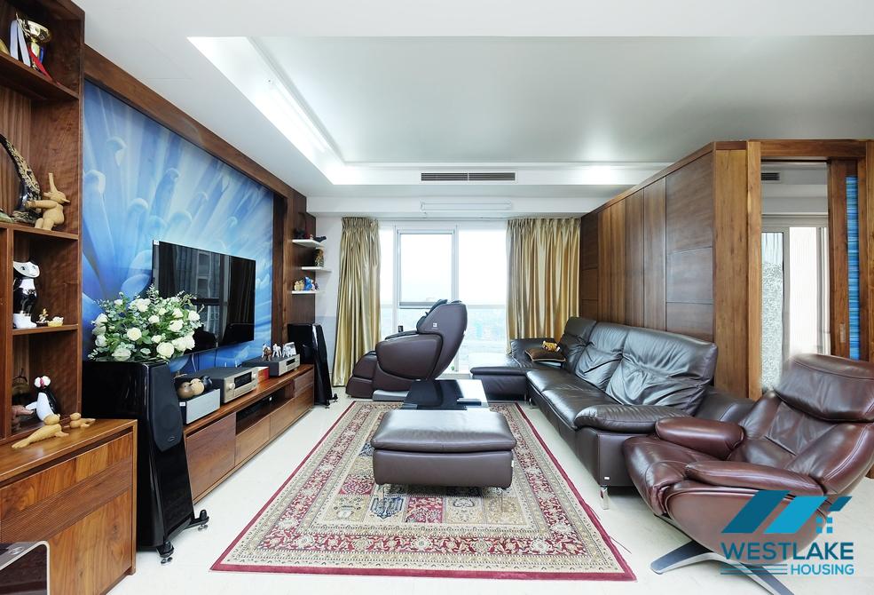 A delightful and cozy 3 bedroom apartment rental in Ciputra L Building, Tay Ho, Ha Noi