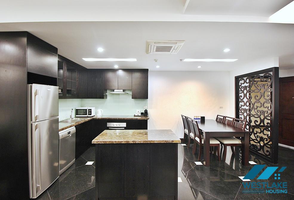 Luxurious 3 bedrooms apartment for rent in Dang Thai Mai area, Tay Ho, Ha Noi