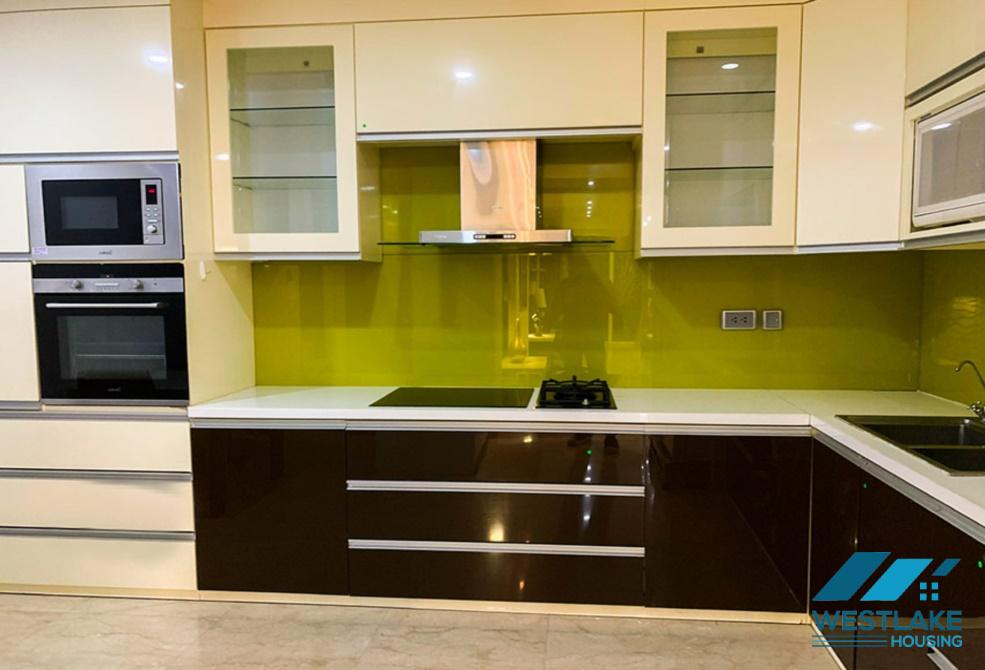 Nice and modern four bedrooms apartment in L building for rent, Tay Ho