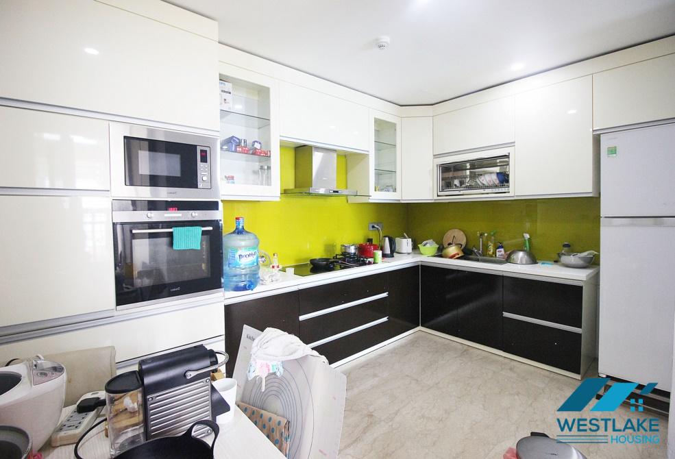 Nice and modern four bedrooms apartment in L building for rent, Tay Ho