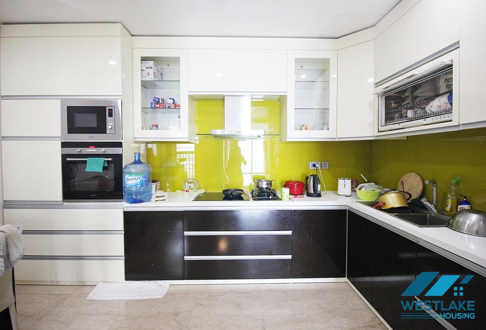 Nice and modern four bedrooms apartment in L building for rent, Tay Ho
