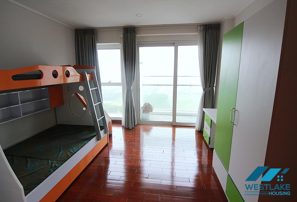 Spacious 4 bedrooms apartment for rent in L - building, Ciputra, Hanoi