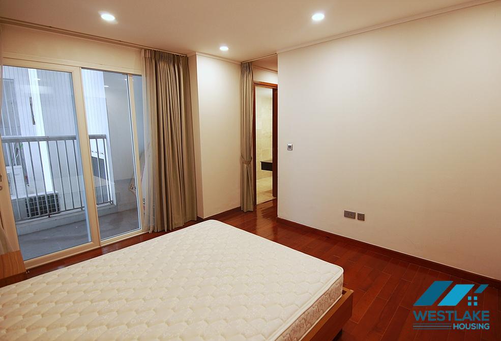 Spacious 4 bedrooms apartment for rent in L - building, Ciputra, Hanoi