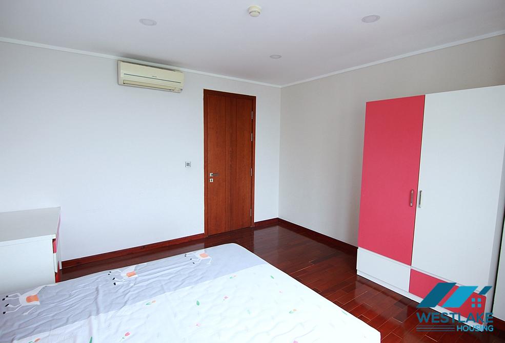 Spacious 4 bedrooms apartment for rent in L - building, Ciputra, Hanoi