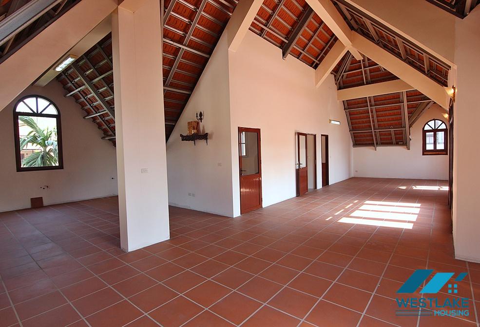 Large house with swimming pool for rent on To Ngoc Van, Tay Ho, Ha Noi