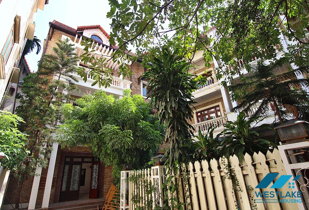 Large house with swimming pool for rent on To Ngoc Van, Tay Ho, Ha Noi