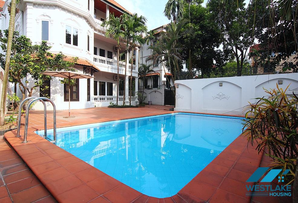 Beautiful 6 bedrooms house with swimming pool for rent in To Ngoc Van, Tay Ho, Ha Noi