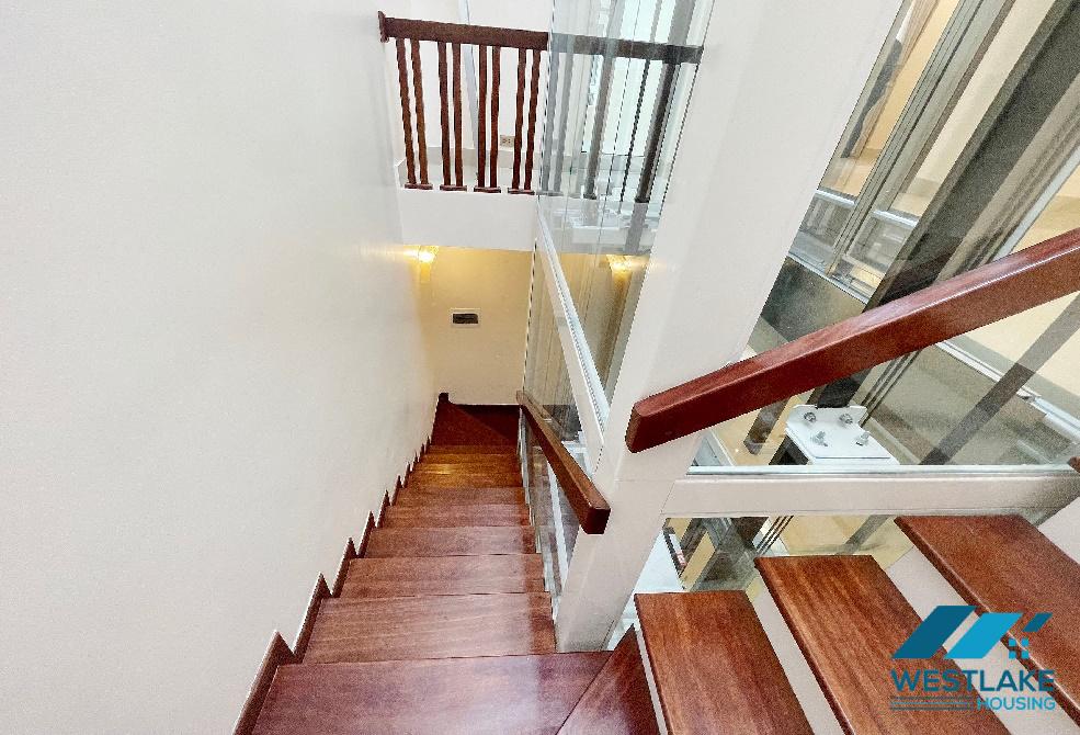 A beautiful villa with elevator for rent in T Block, Ciputra, Ha Noi