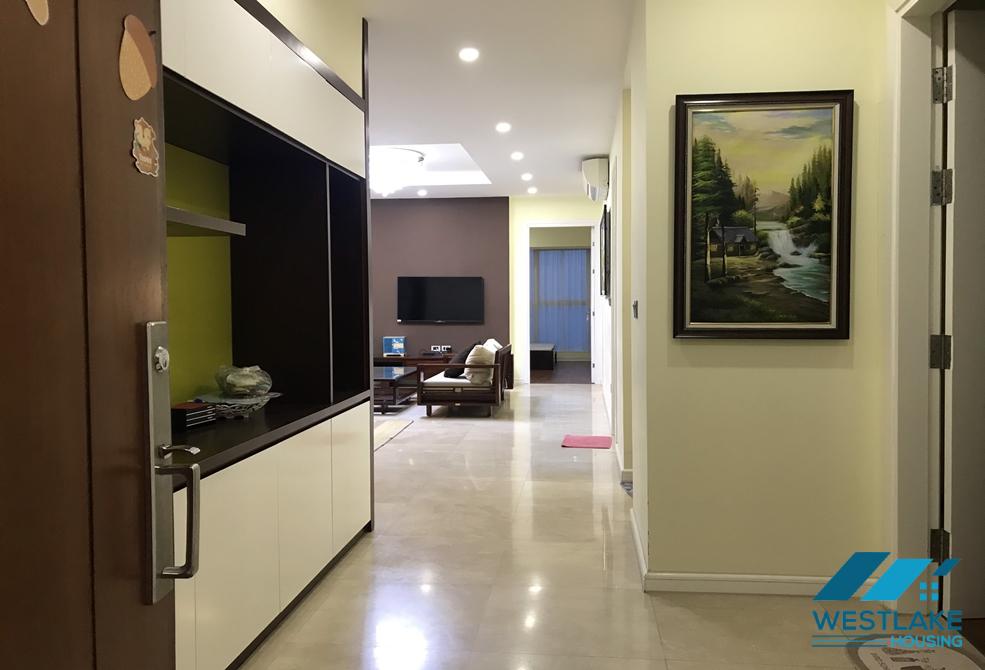 An affordable 3 bedrooms apartment in Ciputra for rent, Tay Ho, Ha Noi