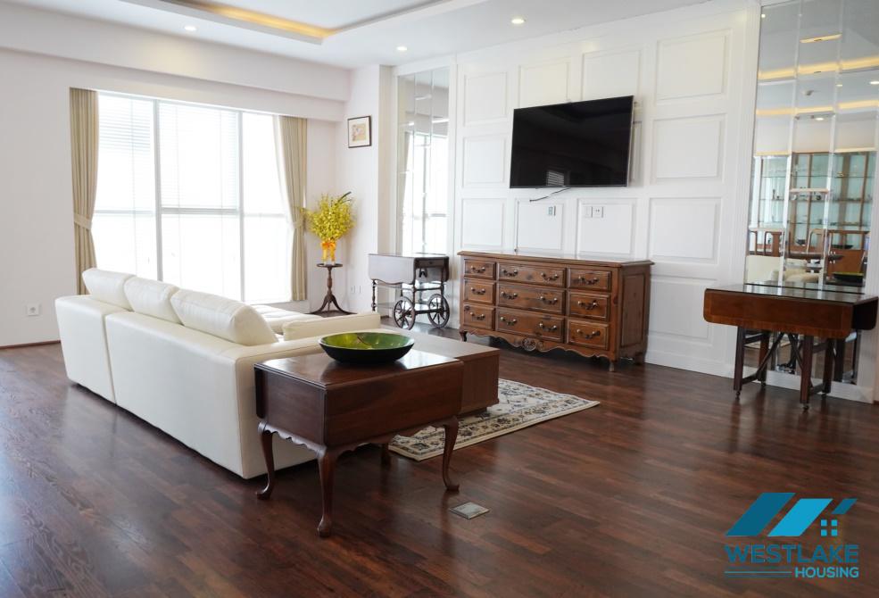Large two bedrooms apartment for rent in L building, Ciputra, Ha Noi