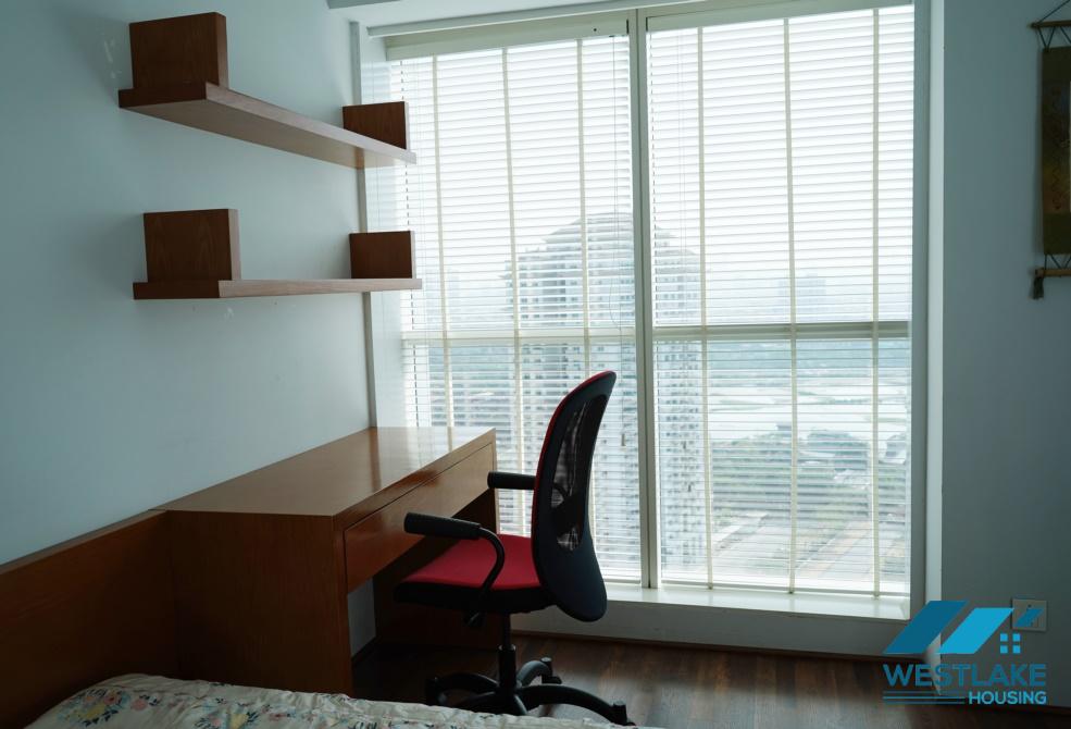 Large two bedrooms apartment for rent in L building, Ciputra, Ha Noi