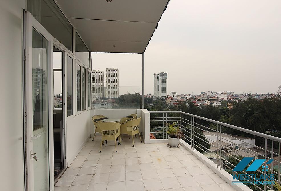 02 bedrooms apartment with large balcony for rent in Tay Ho, Ha Noi