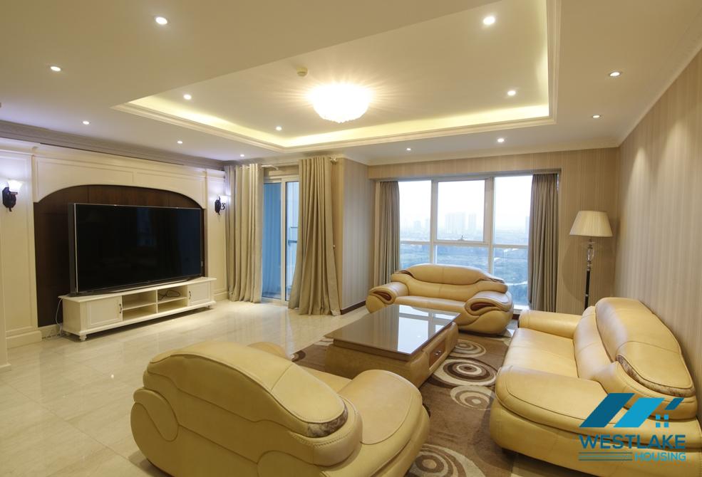 Spacious high floor 4 bedrooms apartment for rent in Ciputra, Tay Ho, Hanoi