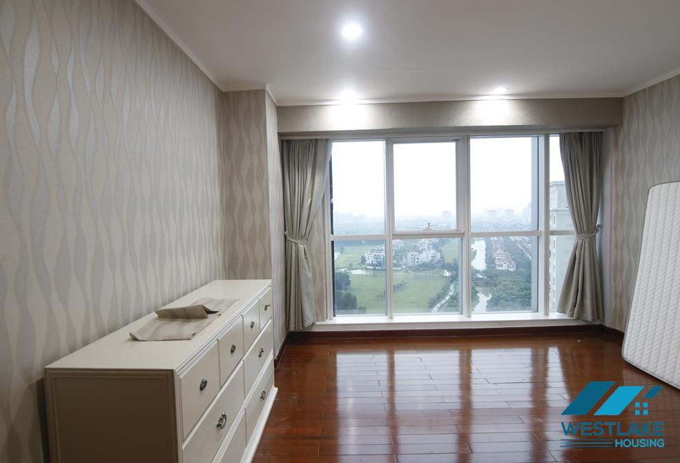 Spacious high floor 4 bedrooms apartment for rent in Ciputra, Tay Ho, Hanoi
