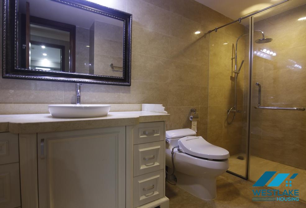 Spacious high floor 4 bedrooms apartment for rent in Ciputra, Tay Ho, Hanoi