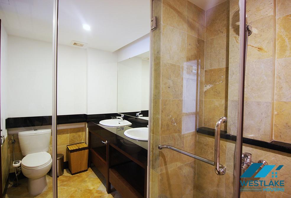 Spacious 3 bedrooms apartment with lake view for rent in Tay Ho, Ha Noi