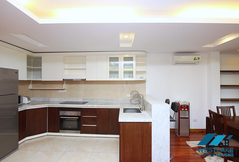 Spacious 3 bedrooms apartment with lake view for rent in Tay Ho, Ha Noi