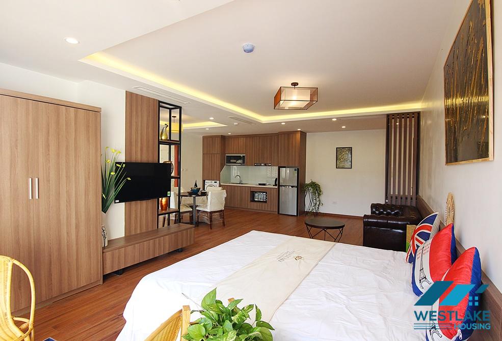 A brightly and spacious studio for rent in Tay Ho, Ha Noi