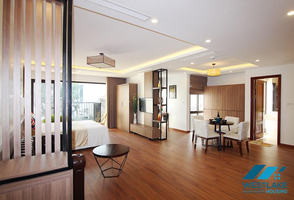 A brightly and spacious studio for rent in Tay Ho, Ha Noi