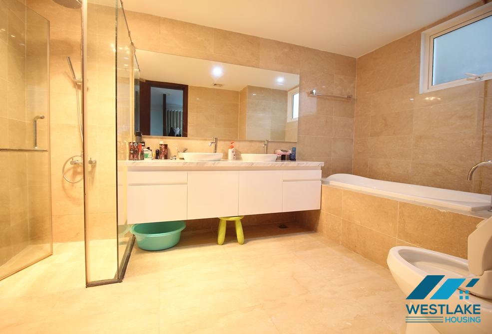 High floor 4 bedrooms apartment with nice view for rent in L tower Ciputa, Hanoi