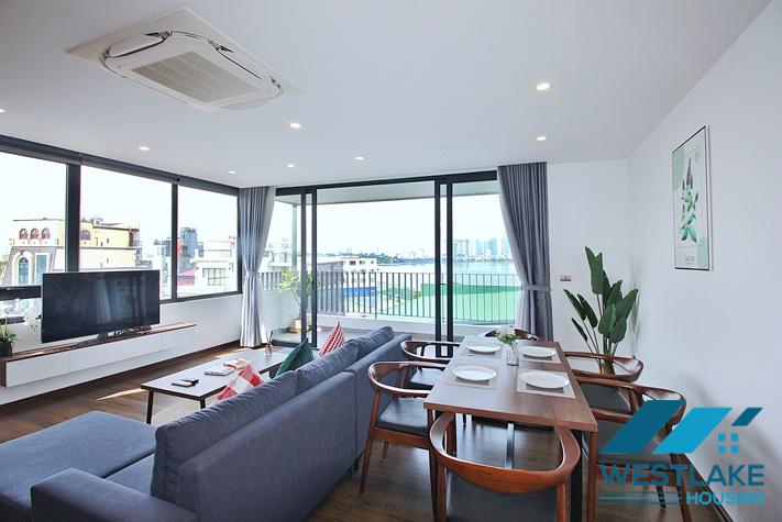 Cho Thuê Căn Hộ 2 Phòng Ngủ Mơi Đẹp, Ban Công Rộng Thoáng, View Hồ Tại Tây Hồ, Hà Nội