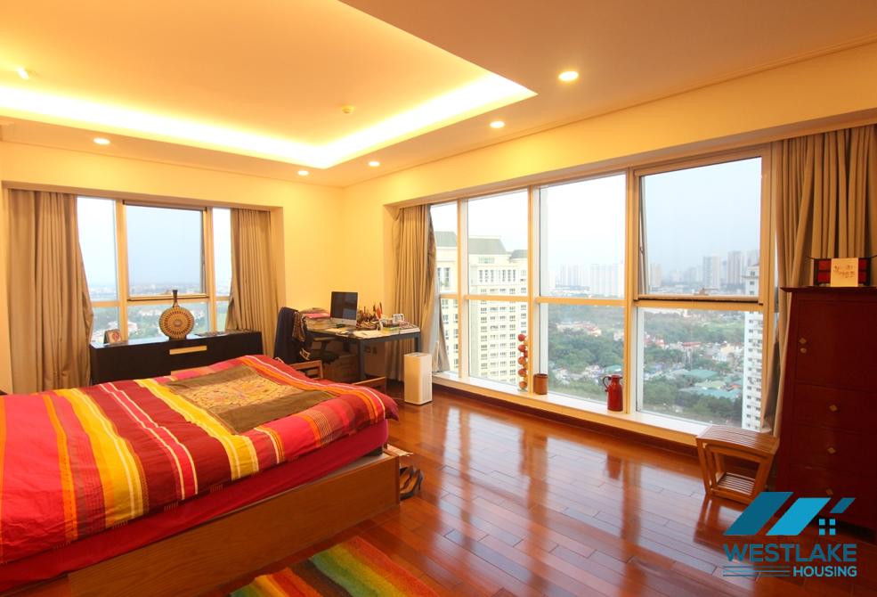 Highfloor well planned 4 bedrooms apartment for rent in Ciputra, Hanoi, Vietnam