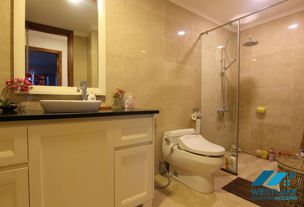 Highfloor well planned 4 bedrooms apartment for rent in Ciputra, Hanoi, Vietnam
