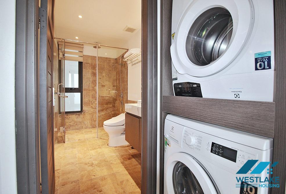 High floor and spacious 3 bedrooms apartment for rent on Quang Khanh street, Tay Ho, Ha Noi