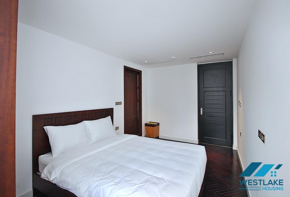 Renovated 4 bedrooms serviced apartment for rent in Dang Thai Mai area, Tay Ho, Ha Noi