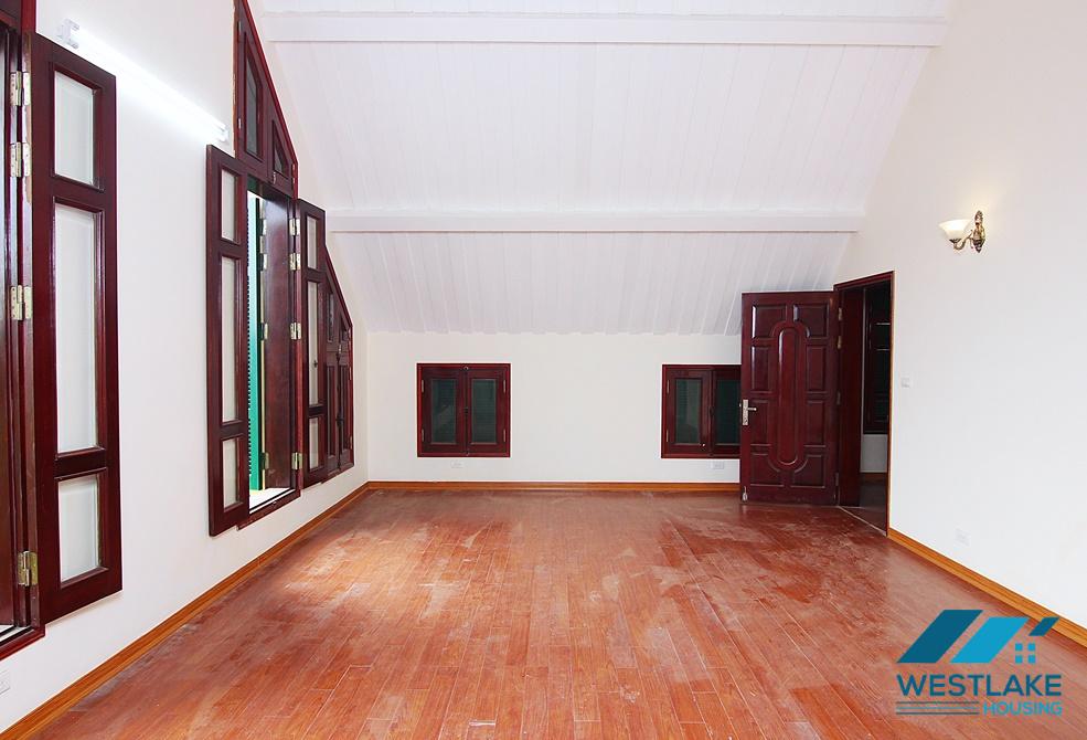A spacious French style villa for rent in Tay Ho, Ha Noi