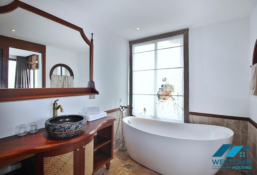 High quality and spacious 04 bedrooms serviced apartment for rent in Tay Ho, Ha Noi