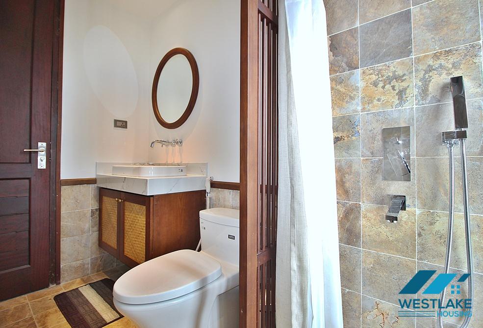 High quality and spacious 04 bedrooms serviced apartment for rent in Tay Ho, Ha Noi