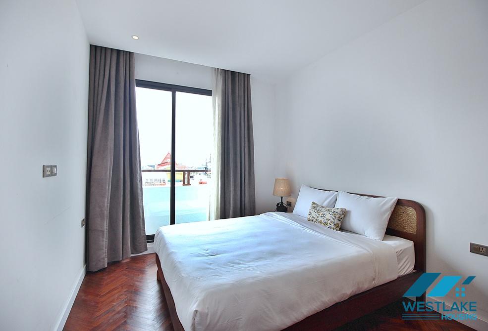 High quality and spacious 04 bedrooms serviced apartment for rent in Tay Ho, Ha Noi