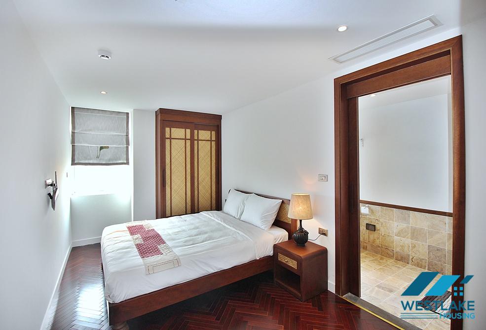 High quality and spacious 04 bedrooms serviced apartment for rent in Tay Ho, Ha Noi