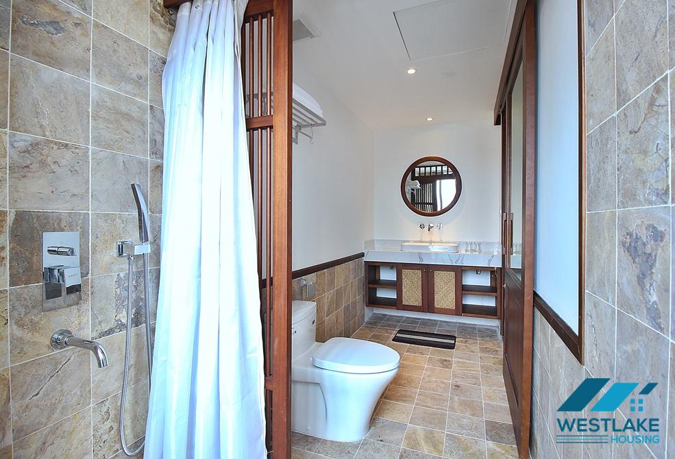 High quality and spacious 04 bedrooms serviced apartment for rent in Tay Ho, Ha Noi