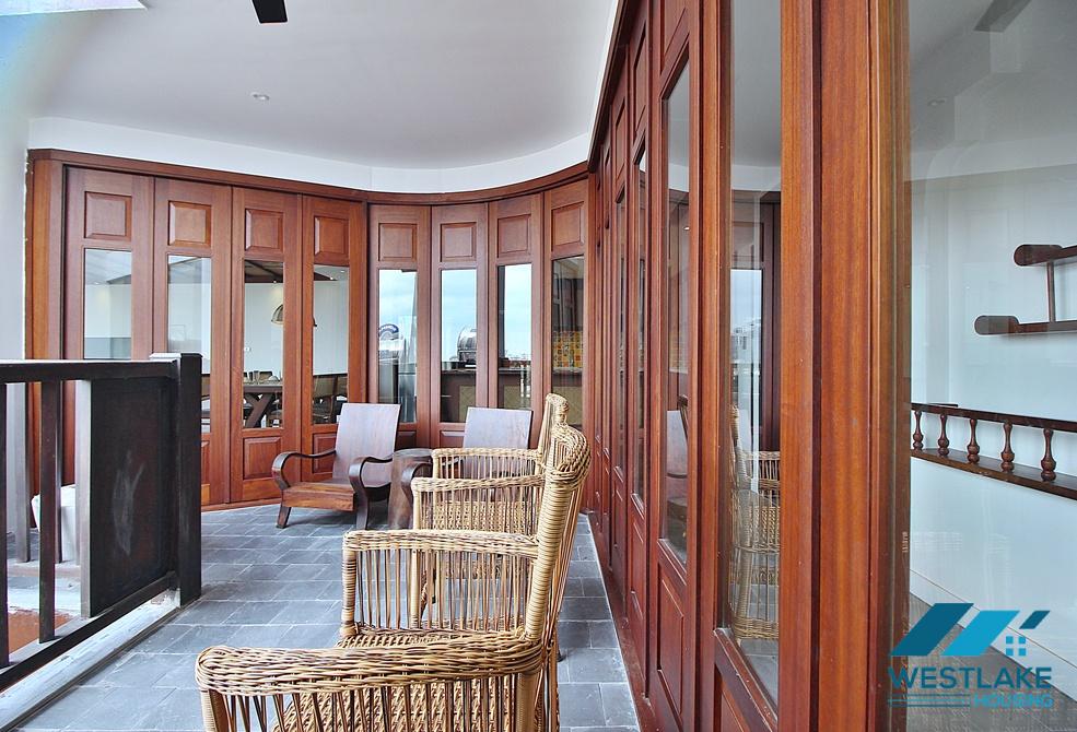 High quality and spacious 04 bedrooms serviced apartment for rent in Tay Ho, Ha Noi