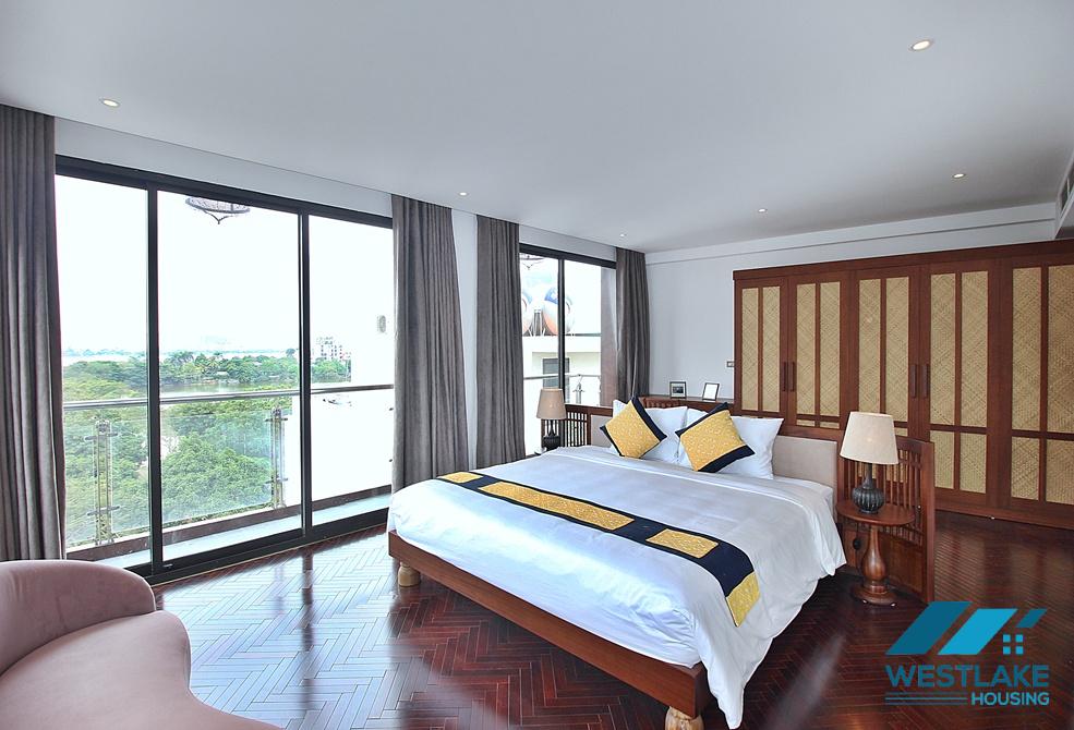 High quality and spacious 04 bedrooms serviced apartment for rent in Tay Ho, Ha Noi