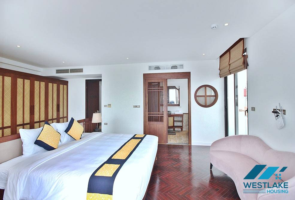 High quality and spacious 04 bedrooms serviced apartment for rent in Tay Ho, Ha Noi