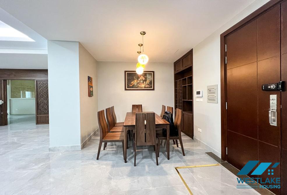 Spacious 4 bedrooms apartment in Ciputra for rent, L Tower, Tay Ho, Ha Noi