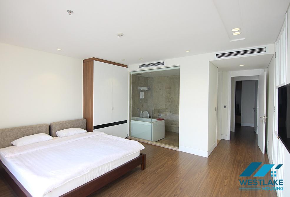 Lake view 2 bedroom apartment for rent in Yen phu, Tay Ho, Ha Noi