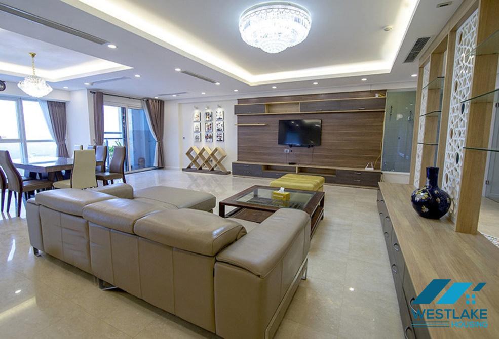 A contemporarily designed, large 267sqm apartment for rent in Ciputra, Tay Ho, Ha Noi