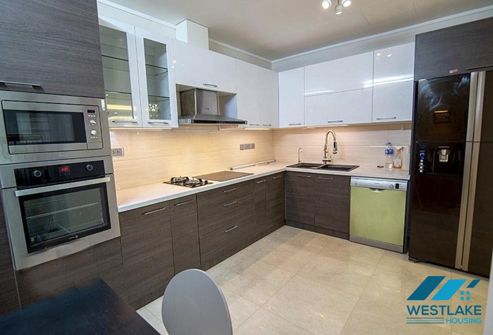 A contemporarily designed, large 267sqm apartment for rent in Ciputra, Tay Ho, Ha Noi