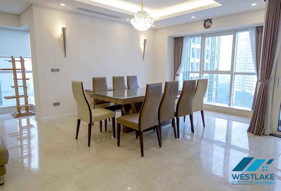 A contemporarily designed, large 267sqm apartment for rent in Ciputra, Tay Ho, Ha Noi
