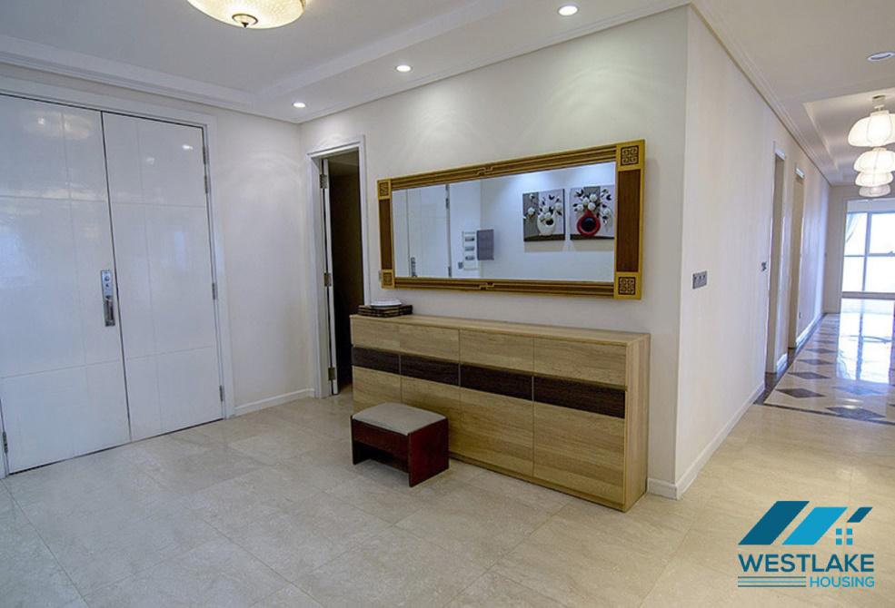 A contemporarily designed, large 267sqm apartment for rent in Ciputra, Tay Ho, Ha Noi