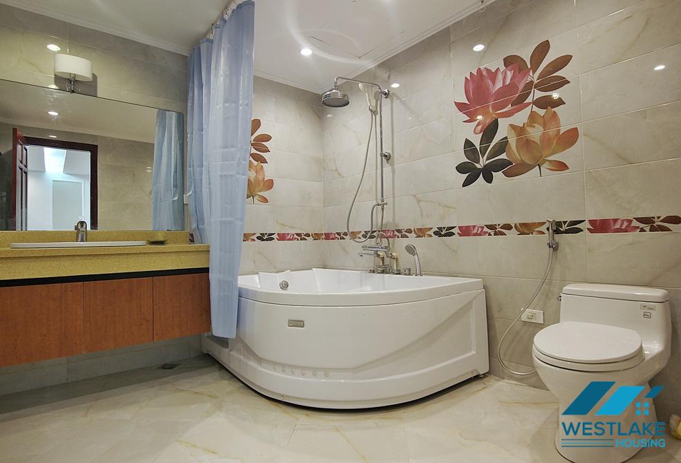 A super spacious 3 bedroom apartment for rent in Yen Phu, Tay Ho, Ha Noi