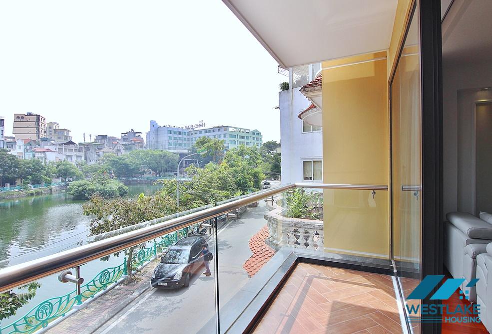 A super spacious 3 bedroom apartment for rent in Yen Phu, Tay Ho, Ha Noi