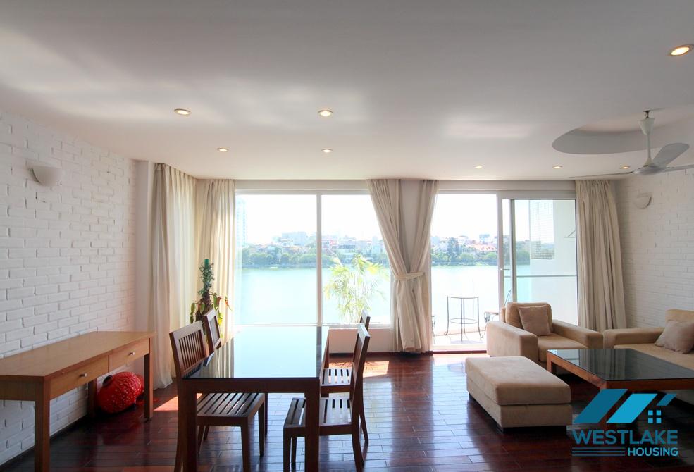 Lots of natural light 02 bedrooms apartment for rent in Tay Ho, Ha Noi